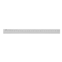 Zinc Steel ruler K-MET with mm graduation 300 mm DIN 866 Zinc Steel ruler K-MET with mm graduation 300 mm DIN 866