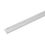 Zinc Steel ruler KINEX/K-MET with mm graduation 1500 mm DIN 866