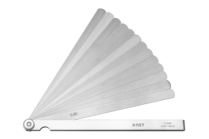 Jeu de jauges d’épaisseur 0.05 - 1 / 200mm DIN 2275N, 13 pcs Jeu de jauges d’épaisseur 0.05 - 1 / 200mm DIN 2275N, 13 pcs