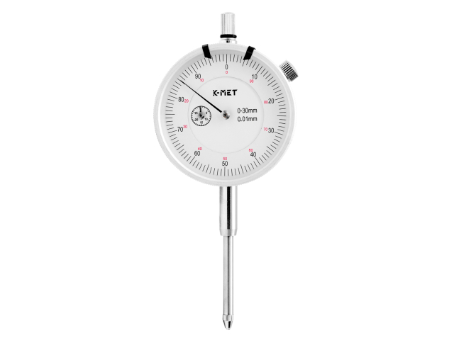 Dial Gauge KINEX/K-MET 0-30 mm/60 mm/0,01 mm, CSN EN ISO 463, CSN 25 1811, CSN 25 1816