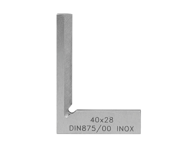 Úhelník nožový (vlasový) KINEX/K-MET - přesný kalený 25x20 mm, DIN 875