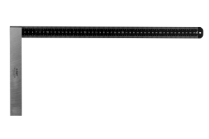 Flexible Square with mm graduation KINEX/K-MET BLACK COAT 500x230 mm