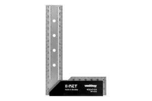 Nierdzewny kątownik stolarski do znakowania wooDDraw line z podziałką mm 150x100 mm