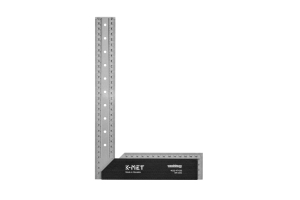 Stainless steel carpenter's square for marking K-MET wooDDraw line with&nbsp;mm graduations