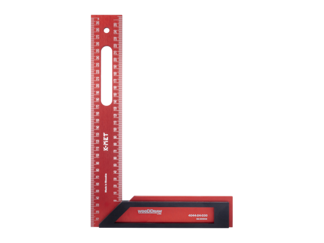 Carpenter's square with stock K-MET wooDDraw line, 300x200 mm Carpenter's square with stock K-MET wooDDraw line, 300x200 mm