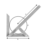 Úhelník středící KINEX/K-MET 500x330/530 mm