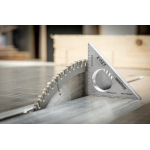 Stainless steel pocket angle bracket  K-MET 2 1/4“ / 60mm, 2x45°, wooDDraw line