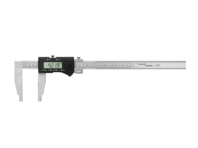 Digital Caliper without upper jaws KINEX/K-MET , 300/90 mm, ISO 13385-1