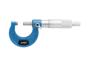 Mikrometr třmenový KINEX/K-MET - PROFESSIONAL, 0-25 mm/0,01mm, DIN 863