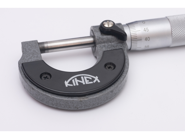 Micromètre d’extérieur KINEX/K-MET 0-25 mm/0,01mm, CSN 25 1420, DIN 863, 2nd quality