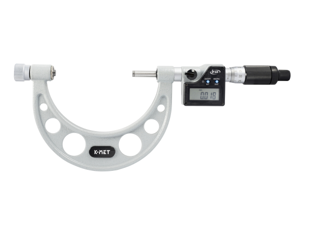 Mikrometr elektroniczny zewnętrzny KINEX/K-MET 800-900mm, 0,01mm, DIN 863, IP65, II.jakość