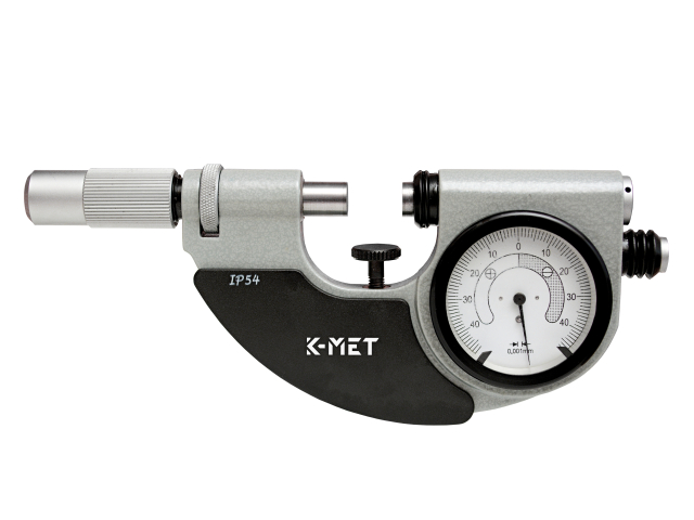 Indicator Micrometer KINEX/K-MET 0-25 mm, 0,001mm, DIN 863 - Professional
