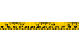 Meracia oceľová páska duplexná 3 m, stupnica&nbsp;mm/inch sprava doľava, šírka 13&nbsp;mm, žltá, samolepiaci