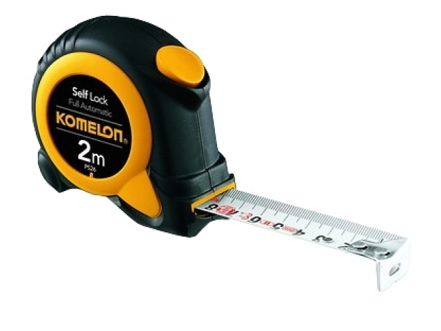Svinovací metr KOMELON - SELF LOCK 5m, tř. přesnosti 2