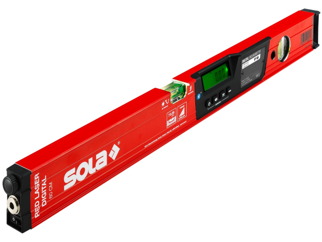 Laserová vodováha s digitálním sklonoměrem a rozhraním Bluetooth SOLA RED 60 laser digital (71051001)