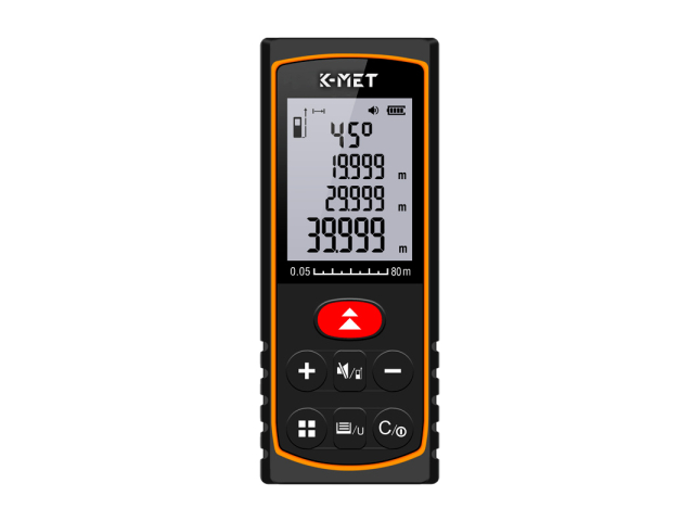 Dálkoměr laserový PROFESSIONAL, NEW DESIGN 60 m K-MET