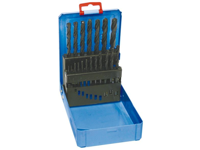 Sada vrtáků 19 dílná 4CZECH 1,00-10,00x0,5mm RNHSS pasivovaná kovový box (SV1121RNHSS-19K)