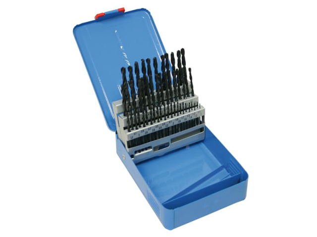 Sada vrtáků 50 dílná 4CZECH 1,00-5,90x0,1mm RNHSS pasivovaná, kovový box (SV1121RNHSS-50K)