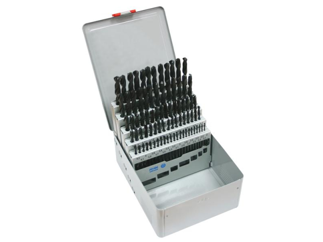 Sada vrtáků 81 dílná 4CZECH 2,00-10,00x0,1mm RNHSS pasivovaná, kovový box (SV1121RNHSS-81K)