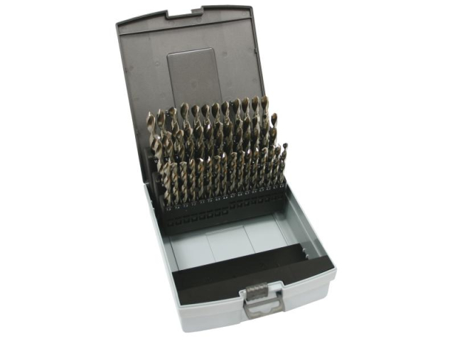 Sada vrtáků 41 dílná 4CZECH, 6,00-10,00x0,1 mm S338RCZ004HSSCo5, plastový box (SV338RCZ004HSSCO5-41P)