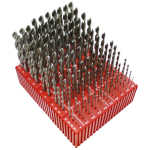 Sada vrtáků 130 dílů 4CZECH, MODUL 01,00-13,90x0,1mm CZ004 HSSCo5, stojánek (SV338RCZ004HSSCO5-130P)
