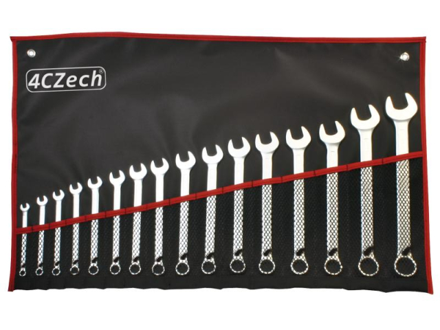 Zestaw kluczy 4CZECH 16 szt., DIN ISO1711-1, w przypadku winylu (8 -24mm) (4CZ-277R-516)