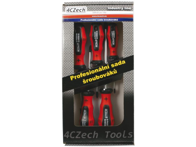 Sada šroubováků PH 5-dílná 4CZECH, profi v kartonu (4CZ-8558-62)
