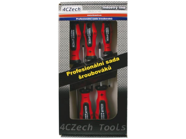 Sada šroubováků PL, PZ 5-dílná 4CZECH, profi v kartonu (4CZ-8558-51)