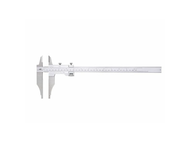 Stainless Steel Caliper with Knife-Edge Jaws, Fine Adjustment 1/10-1/20 800x150 mm HELIOS-PREISSER (0235514)