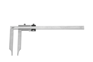 Posuvné meradlo z nehrdzavejúcej ocele bez hrotov nožov s jemným nastavením 1/10-1/20 300x150 mm HELIOS-PREISSER (0237504)