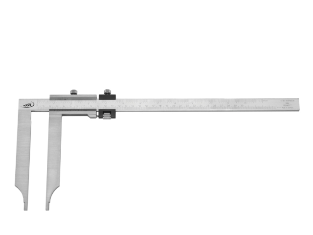 Suwmiarka ze stali nierdzewnej bez ostrzy nożowych z precyzyjną regulacją 1/10-1/20 300x150 mm HELIOS-PREISSER (0237504)