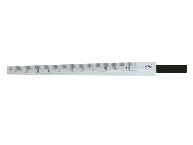 Měřicí klín 0,5 - 7 mm, 0,1 mm, kalená ocel (0598103)