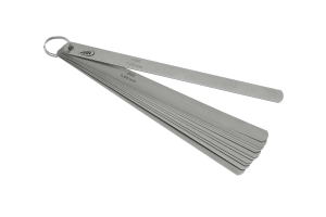 Long Feeler Gauge 8 blades, 0,05-0,50 mm, 150x13mm (0606150)