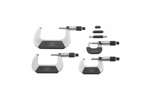 Sada třmenových mikrometrů s třecí spojkou 0-100 mm HELIOS-PREISSER (0806513)