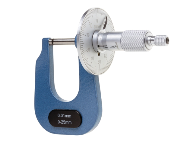 Mikrometr třmenový na plech 0-15 mm, 0,01 mm, 50 mm (0822301)