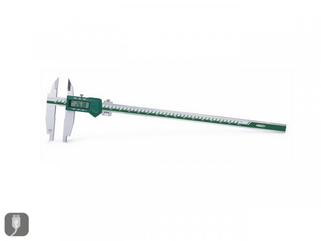 Suwmiarka cyfrowa 500/0,01 mm, dolne tępe szczęki 100 mm, górne szczęki zewnętrzne INSIZE (1117-501)