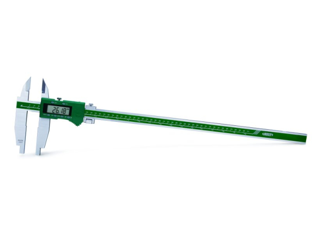 Dlouhé digitální posuvné měřítko INSIZE 600mm/0,01mm, délka ramene 100mm (1117-601)