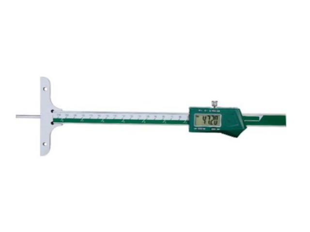 Digitální hloubkoměr s oválnou pracovní částí INSIZE 0-200mm/0,01mm (1148-200)