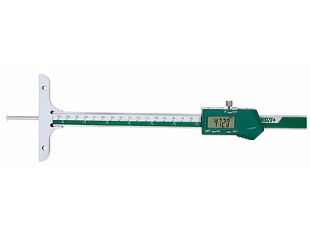 Digitální hloubkoměr s oválnou pracovní částí INSIZE 0-300mm/0,01mm (1148-300)