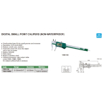 Digitální posuvné měřítko s tenkými čelistmi INSIZE 150mm/0,01mm (1169-150)