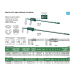Digital Caliper 10-300/0.01 mm for Flange Groove Measurement INSIZE (1179-300)