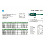 Digital Bevel Caliper 0-10/0.01 mm, 15° Angle INSIZE (1180-61)