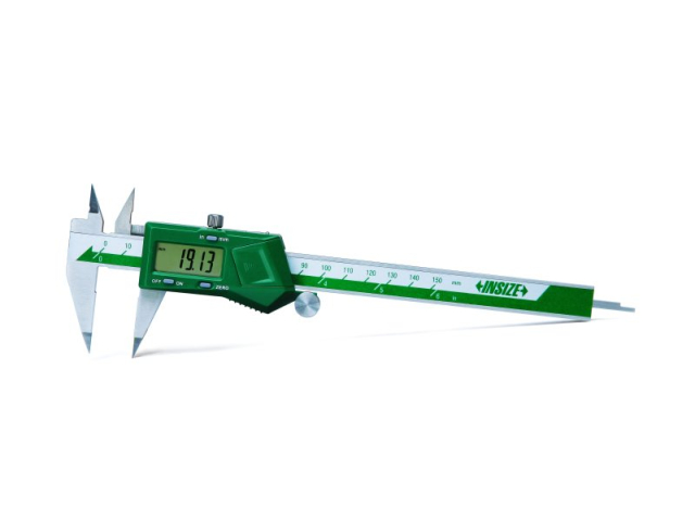 Digitální posuvné měřítko se špičatými čelistmi INSIZE 300mm/0,01mm (1183-300A)