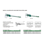 Digitální posuvné měřítko s otočenou horní čelistí INSIZE 150mm/0,01mm/0-6