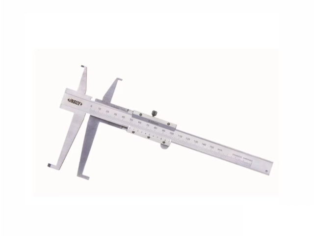 Mechanical Caliper 9-150/0.02 with Upper and Lower Jaws for Grooves INSIZE (1199-150)