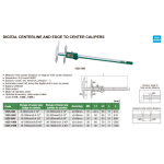 Digitální posuvné měřítko pro měření od osy otvoru INSIZE 15-1000mm; 30-1000mm/0,01mm (1525-1000)