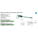 Digital Caliper 0-200/0.01 mm with Blade Lower Jaws INSIZE (1532-200)
