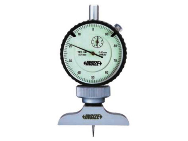 Mechanický hloubkoměr se zarážkou INSIZE 0-10mm/0,01mm (2341-101A)