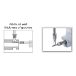 Digitální tloušťkoměr pro měření trubek INSIZE 0-10mm/0,01mm (2873-10)