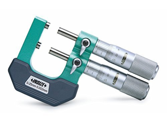 Mikrometr třmenový toleranční INSIZE 0-25mm/0,002mm (3235-25A)
